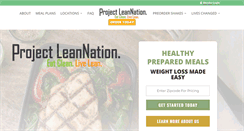 Desktop Screenshot of projectleannation.com